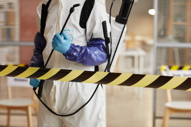 Professional Biohazard technician working in Linn, TX
